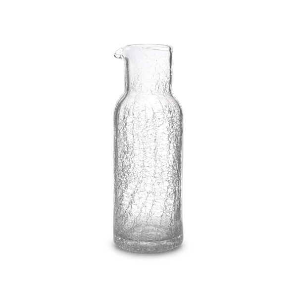 Glass Carafe 53cl - Crackle