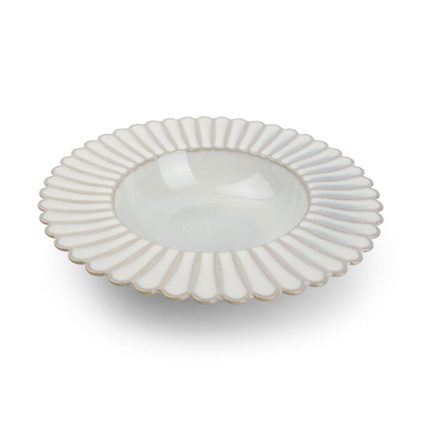 Lotus Deep Plate 24cm - Nuance White