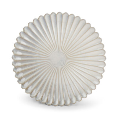 Lotus Plate 28.5cm - Nuance White