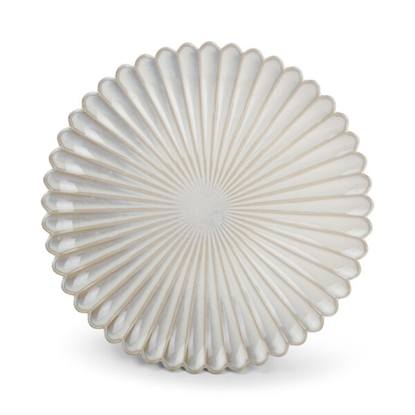 Lotus Plate 28.5cm - Nuance White