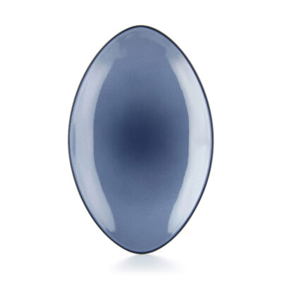 Exuinoxe Oval Plate 35cm - Cirrus Blue