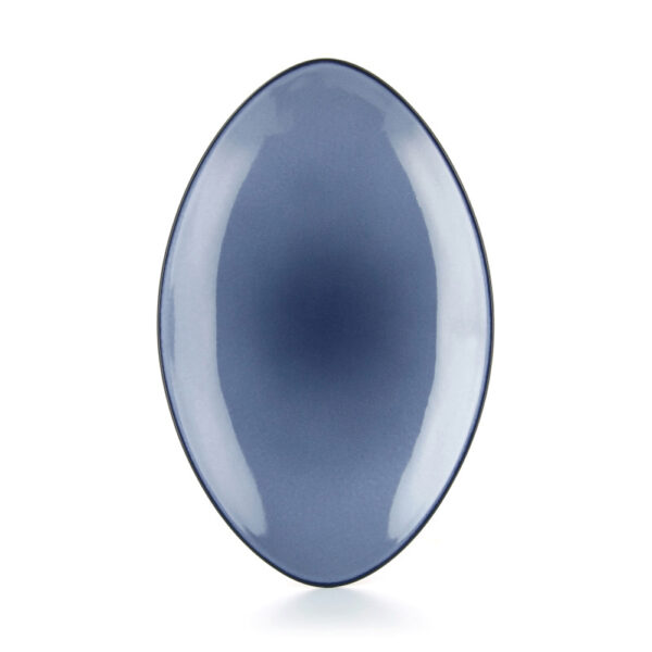 Exuinoxe Oval Plate 35cm - Cirrus Blue