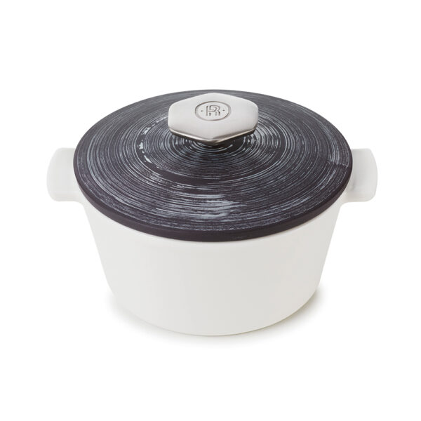 Round Cocotte 22x14cm(h)-Silver