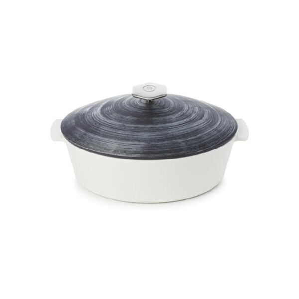 Oval Cocotte 23x19.5x14cm - Silver