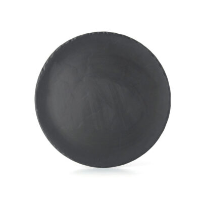 Basalt Flat Plate 32cm - Matt Slate Style