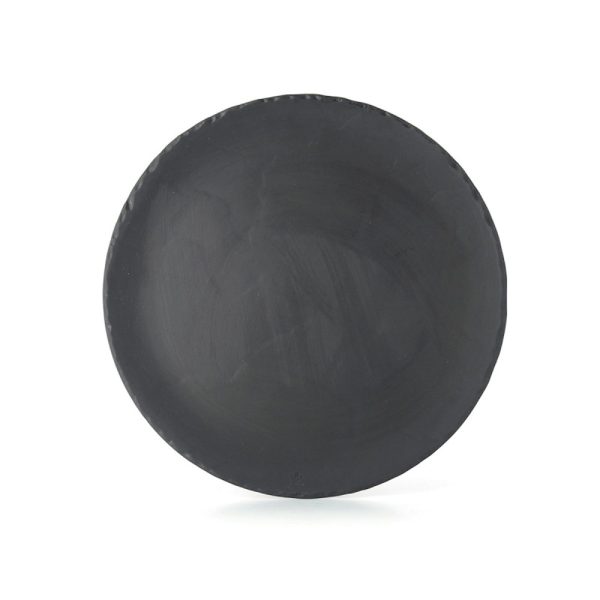 Basalt Flat Plate 32cm - Matt Slate Style