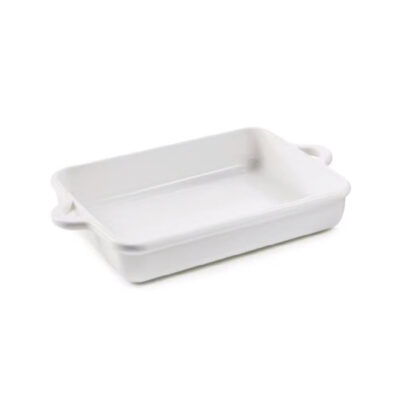 Rect Induction Dish 34cm - Alabaster White