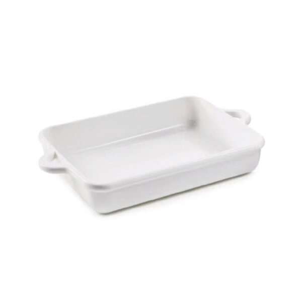 Rect Induction Dish 34cm - Alabaster White