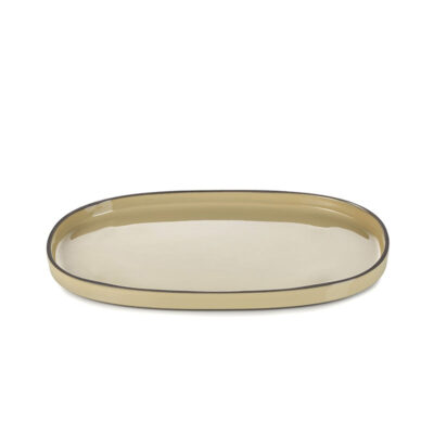 Caractere Oval Plate 35.5x21.8cm - Nutmeg