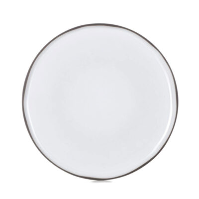 Caractere Presentation Plate - White Cumulus