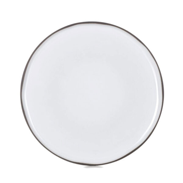 Caractere Presentation Plate - White Cumulus