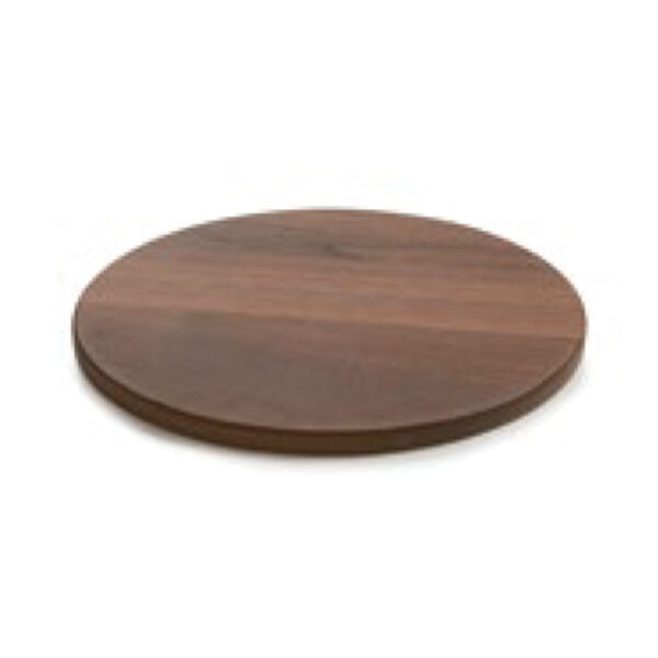 En Scene Round Tray 20cm - Walnut