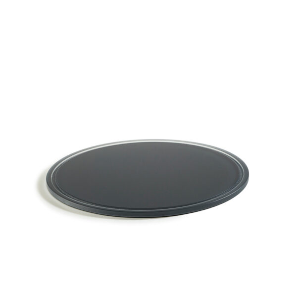 Round Tray w/Groove 33cm - Nacryl Anthracite