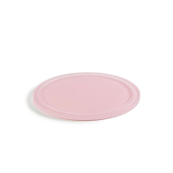 Round Tray with Groove - Pink 33cm