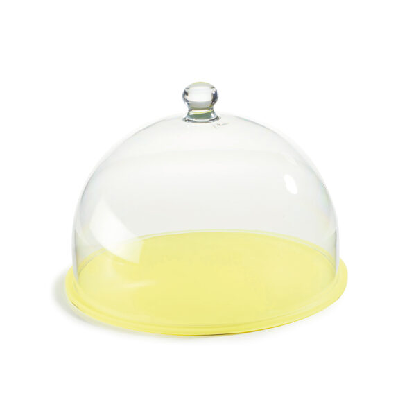 Round Tray W/Groove for Dome - Lemon