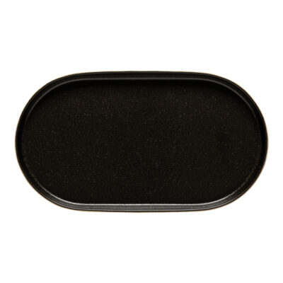 Notos Oval Platter 37cm-Latitude Black