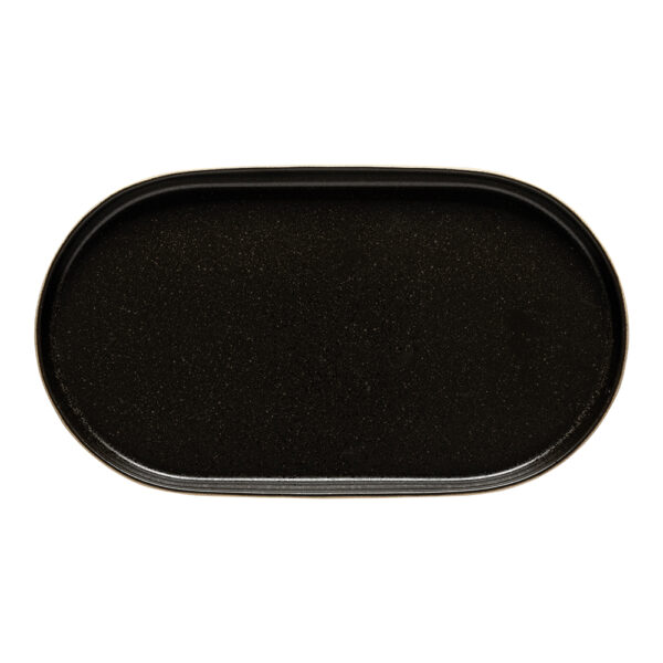 Notos Oval Platter 37cm-Latitude Black