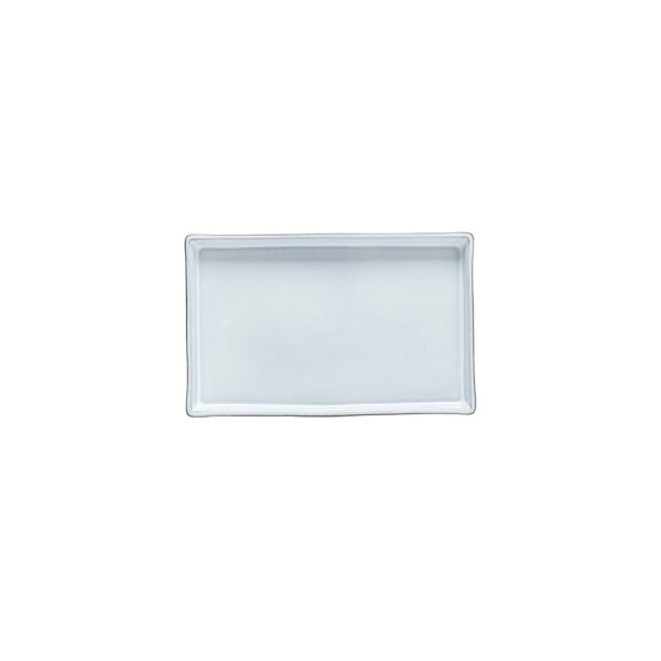 Lagoa Ecogres Rect. Tray 19cm - White