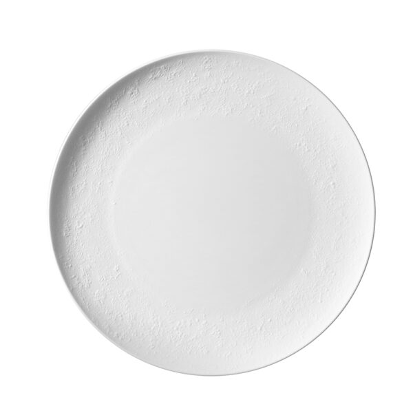 White Matt/Shiny Rustic Plate 28cm