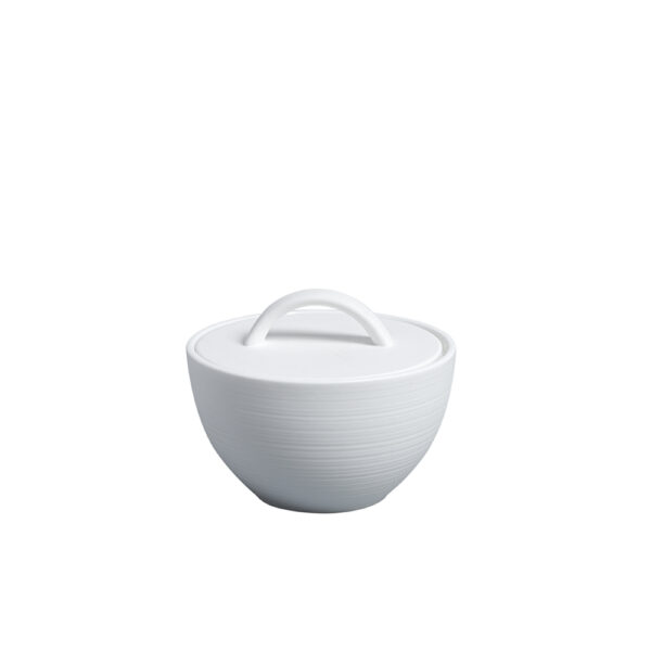 Ripples Effect Ma/Sh Sugar Bowl w/Cover