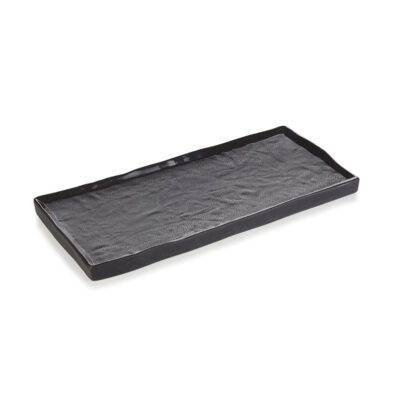 Solstice Rect Plate 30x13.5cm - Black Moon