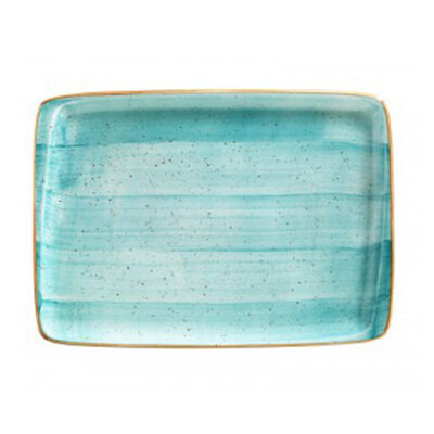 Moove 36x25cm Rectangular Plate - Aqua