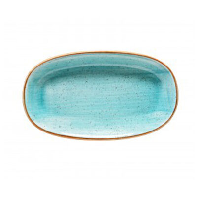 Gourmet Oval Plate 19cm - Aqua