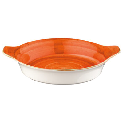 Round Eared Dish 20cm - Terracota