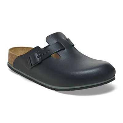 Birkenstock Boston Pro Leather Black Clog - Size 13