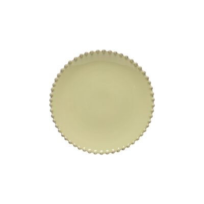 Pearl Round Plate 13cm - Lilly Green