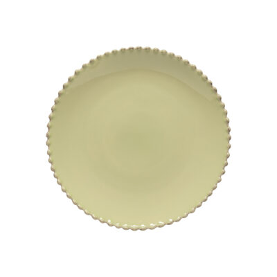 Pearl Round Plate 28cm - Lilly Green
