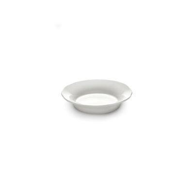 High Side Plate M White Silhouette 15x3cm(h)