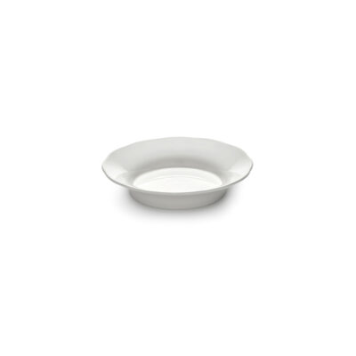 High Side Plate L White Silhouette 18.5x3.6cm(h)