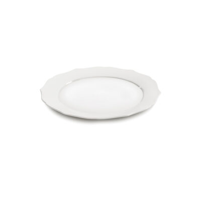 Plate L White Silhouette 26cm