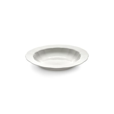 High Plate M White Silhouette 23.7x3.8cm(h)