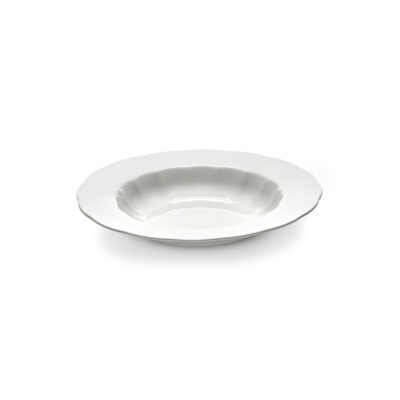 High Plate L White Silhouette 27x4cm(h)