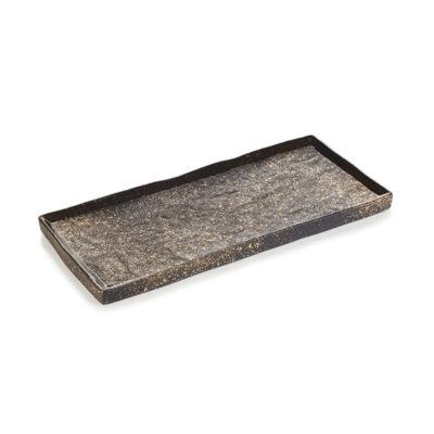 Solstice Rect Plate 30x13.5cm - Cosmos Gold