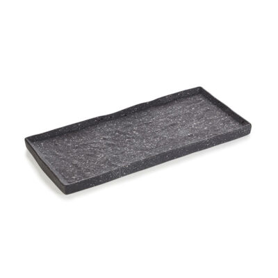Solstice Rect Plate 30x13.5cm - Cosmos Platinum