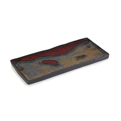 Solstice Rect Plate 30x13.5cm - Solar Storm