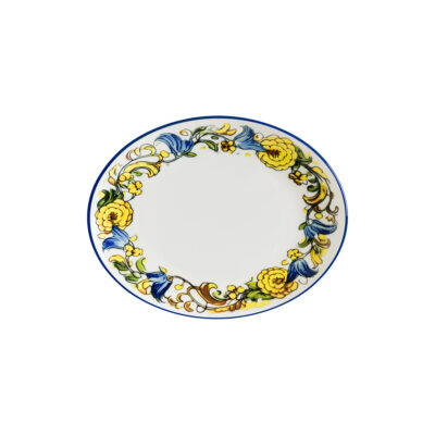 Albufera Mid White Moove Oval Plate 31x24cm