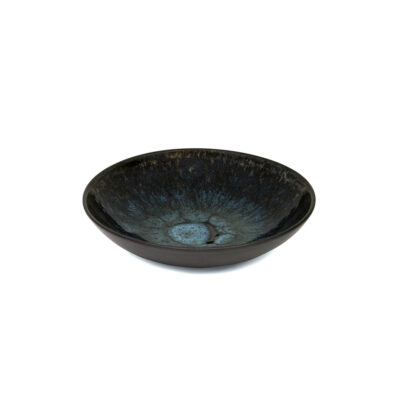 Seventies Deep Plate 18cm - Black/Blue