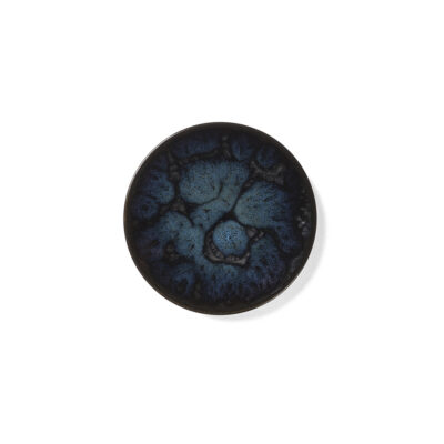 Seventies Dessert Plate 19cm - Black/Blue
