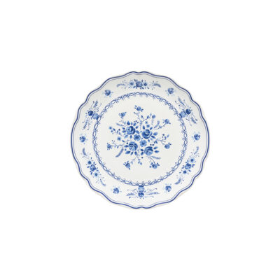 Vila Salad/Dessert Plate 21cm- White/Blue