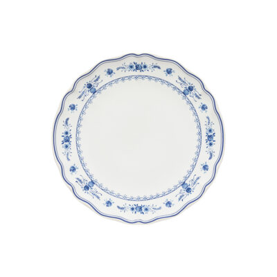 Vila Dinner Plate 27cm - White/Blue
