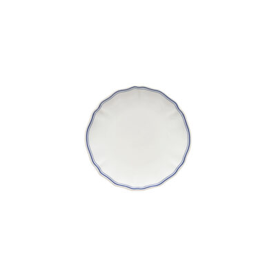 Vila Appetiser Plate 17cm - White/Blue Filet