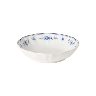 Vila Pasta/Serving Bowl 34cm - White/Blue