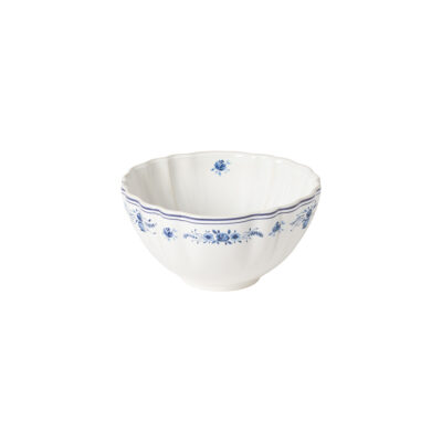 Vila Soup/Cereal Bowl 16cm - White/Blue