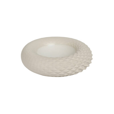 Dragon Deep Plate 20x20x5cm(h) - Matt White