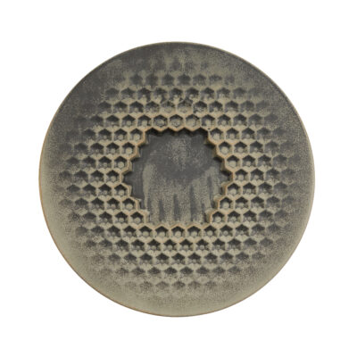 Polygon Plate 30x30x2cm(h) - Stone