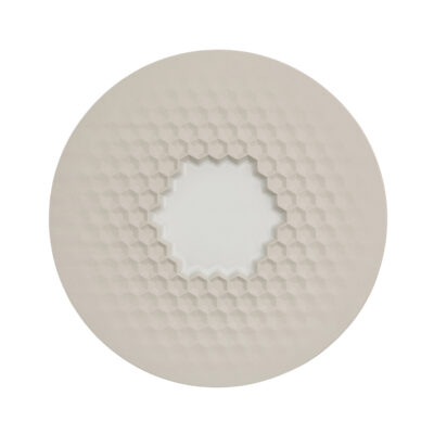 Polygon Plate 30x30x2cm(h) - Matt White